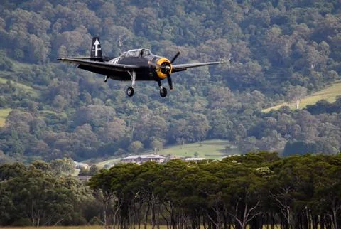 Grumman TBM-3 Avenger is an American torpedo bomber Stock Photos