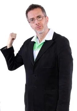 Grumpy Man Stock Photos