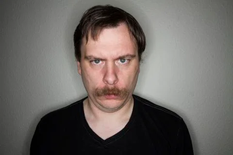 Grumpy man Stock Photos