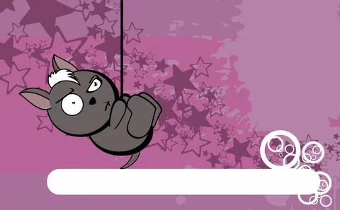 Grumpy xoloitzcuintle cartoon Stock Illustration