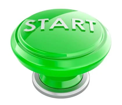 Grüne Starttaste. 3D-Rendering Grüne Starttaste. 3D-Rendering Copyright: x. Stock Photos
