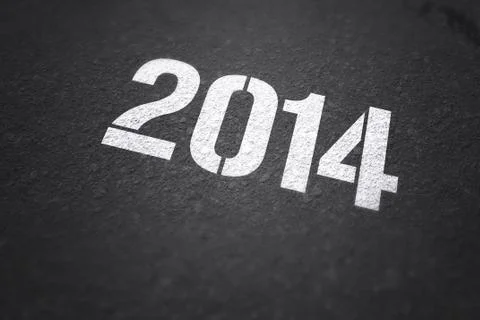 Grunge 2014 Stock Illustration