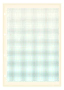Grunge a4 graph paper square Maths inspired graph paper with small sqaures... Stock Photos