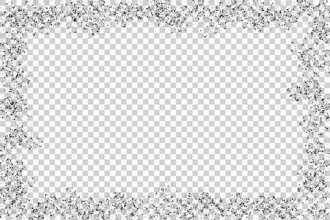 Grunge abstract decorative border frame with textured light gray edges Stock Illustration