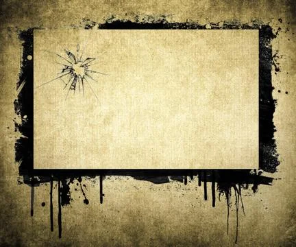 Grunge abstract frame background Stock Illustration