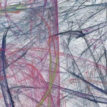 Grunge abstract square colorful pattern on white background. Rough noise desi Illustrazione stock