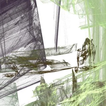 Grunge abstract square green pattern on white background. Rough noise design. Stock Illustration