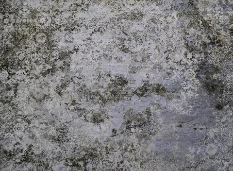 Grunge Aged Damask Pattern Surface Textured Background 库存照片