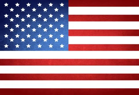 Grunge American Flag Stock Illustration