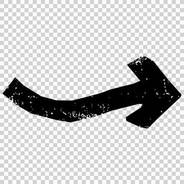 Grunge arrow sign Stock-Illustration