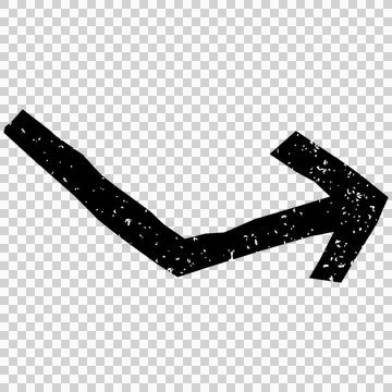Grunge arrow sign Stock-Illustration