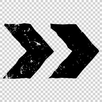 Grunge arrow sign Stock Illustration
