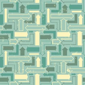 Grunge arrows background Stock Illustration