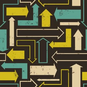 Grunge arrows background Stock Illustration