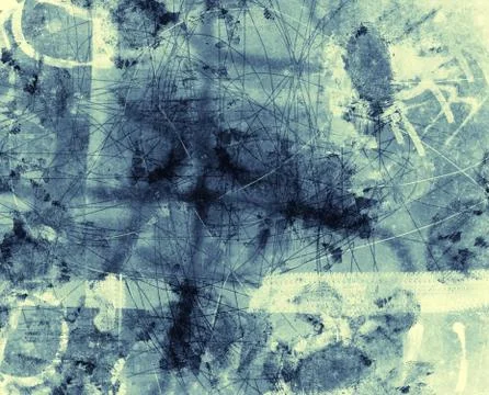 Grunge art style  textured abstract digital background - collage Stock Illustration