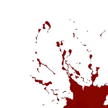 Grunge background with bright red splash corner Stock Illustration