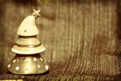 Grunge background christmas tree Stock Photos
