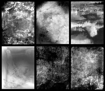 Grunge background compilation. Cracked structure effect. Rough grunge pattern Foto stock