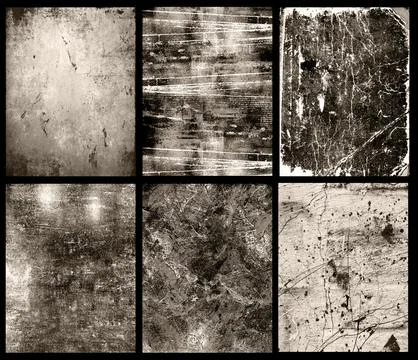 Grunge background compilation. Cracked structure effect. Rough grunge pattern Foto stock
