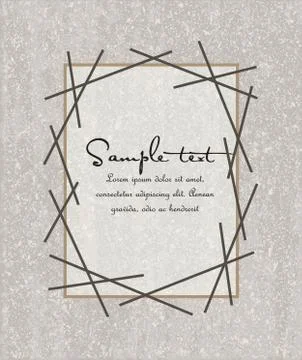Grunge background with frame Stock Illustration