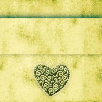 Grunge  background with heart Stock Illustration