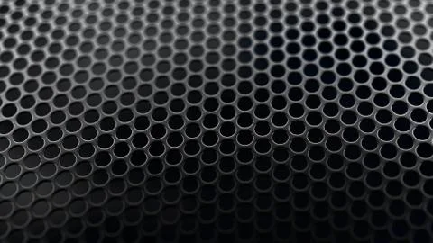 Grunge background with hexagon texture. 3d illustration, 3d rendering. Stock Illustration