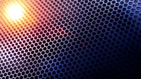 Grunge background with hexagon texture. 3d illustration, 3d rendering. 스톡 일러스트