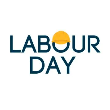 Grunge background Labor Day typography engineer occupation vector illustratio Stock Illustration