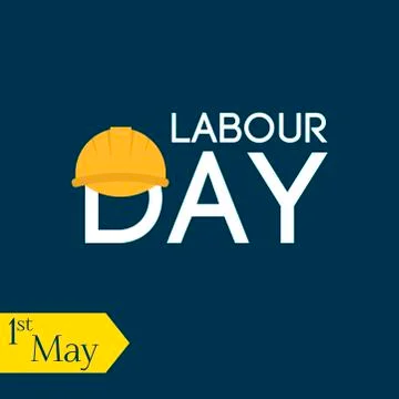 Grunge background Labor Day typography engineer occupation vector illustratio Stock Illustration