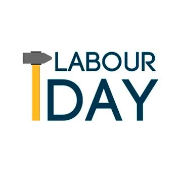 Grunge background Labor Day typography engineer occupation vector illustratio Stock Illustration