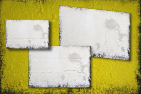 Grunge background on multiple planes Stock Illustration