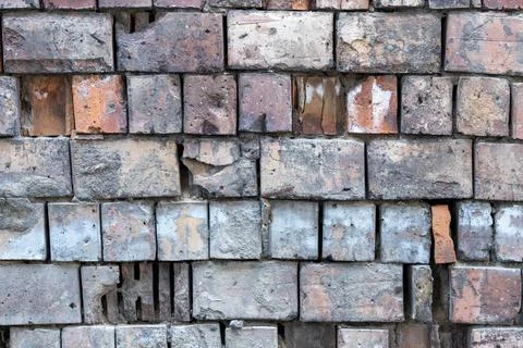 Grunge background with old brick wall Stock Photos