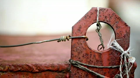 Grunge background / Old rusty iron abstract element Stock Footage 824420
