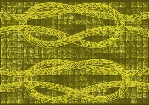 Grunge background with rope Stock Illustration