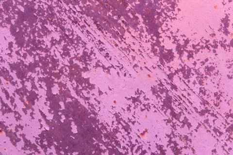 Grunge background: rust on old painted metal surface, toning Stock Photos