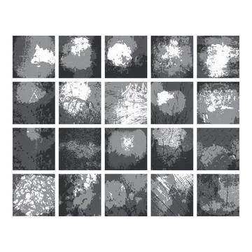 Grunge background set Stock-Illustration