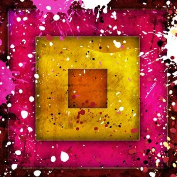 Grunge background with squares Stock Illustration