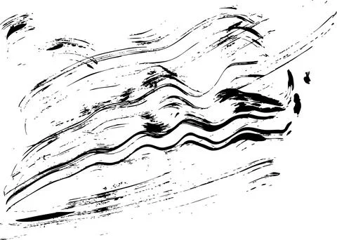Grunge background texture of black ink or paint scribbles Illustrazione stock
