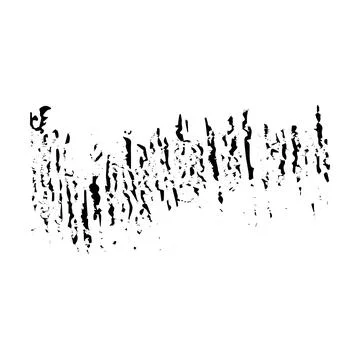 Grunge background texture brushes abstract noise illustration of stains Stock Illustration