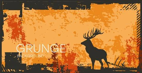 Grunge background. Various paint textures with the effect of spreading and in Stock Illustration