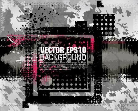 Grunge background. Vector illustration. Grunge background with a colorful Stock-Illustration
