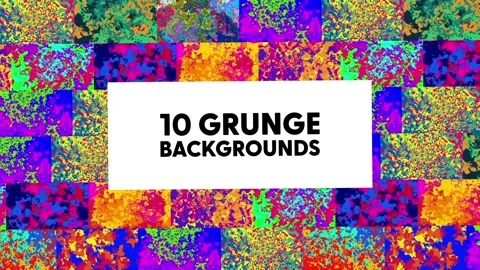 Grunge Backgrounds After Effects素材
