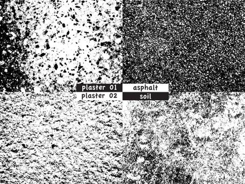 Grunge backgrounds set 01 Stock Illustration