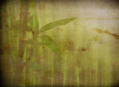 Grunge bamboo background Stock Photos