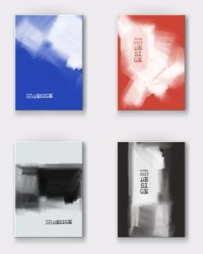Grunge Banner Set Stock Illustration