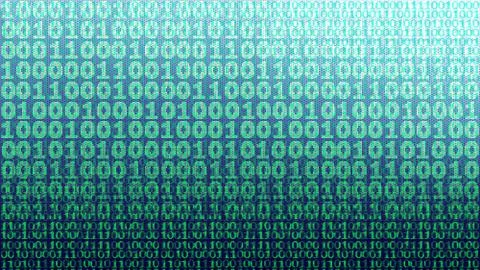 Grunge Binary Computer Code Foto stock