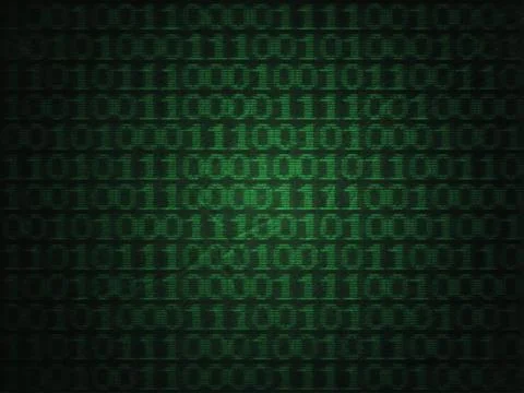 Grunge Binary Computer Code Stock Photos
