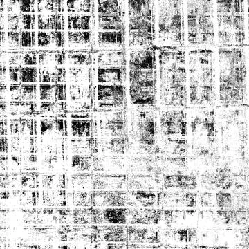 Grunge black and white abstract background. Texture of scratches, chips, crac Фото