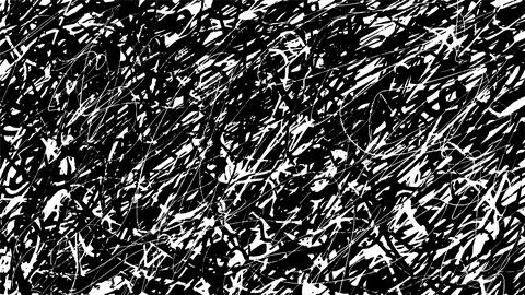 Grunge black and white background. Fully digital hand drawn with a brushstrokes Stock Illustration