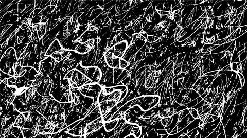 Grunge black and white background. Fully digital hand drawn with a brushstrokes Stock Illustration